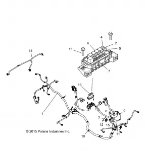 ELECTRICAL, WIRE HARNESS - Z16VBE87AB/AR/LB/AE/AS (700611)