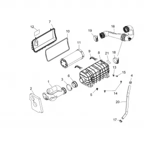 ENGINE, Впуск SYSTEM - Z16VBA87A2/AB/L2/E87AB/AR/LB/AE/AS (700059)