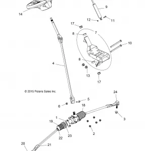 STEERING, STEERING ASM. - Z16VBA87A2/AB/L2 (700613)