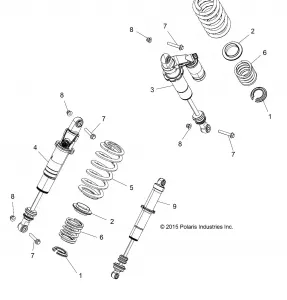 SUSPENSION, REAR SHOCK MOUNTING - Z16VBA87A2/AB/L2/E87AB/AR/LB/AE/AS (700275)