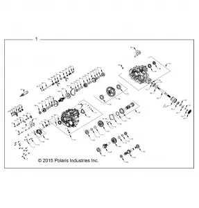 DRIVE TRAIN, MAIN GEARCASE INTERNALS - Z16VDM99AM (700277)