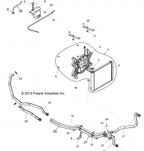 ENGINE, Охлаждение SYSTEM - Z16VDE99AF/AM/LM/AS/M99AM (700292)