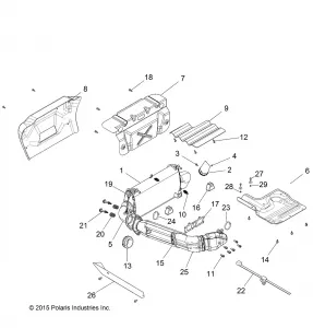 ENGINE, Выхлопная система SYSTEM - Z16VDE99AF/AM/LM/AS/M99AM (701226)