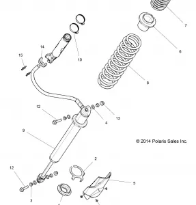 SUSPENSION, REAR SHOCK MOUNTING - Z16VDE99AF/AM/LM/AS/M99AM (700294)