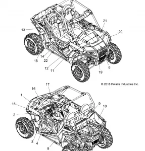 BODY, Наклейки - Z17VBE99AR/AL/AE (701147)