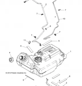 BODY, Топливная система TANK - Z17VBE99AR/AL/AE (700418)