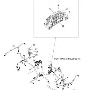 ELECTRICAL, WIRE HARNESS - Z17VBE99AR/AL/AE (701145)