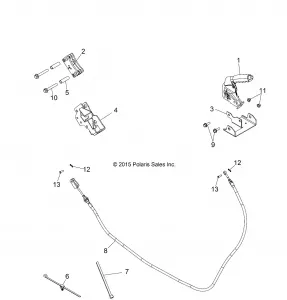 BRAKES, PARKING BRAKE - Z17VHA57FJ (700059I)