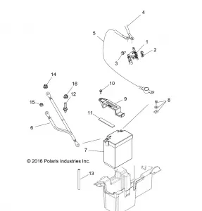 ELECTRICAL, BATTERY - Z17VHA57FJ (701250)