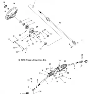 STEERING, STEERING ASM. - Z16VHA57FJ (701322)