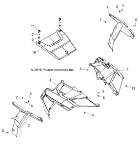 BODY, HOOD AND FRONT BODY WORK - Z17VAE87NK (701580)