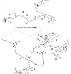 BRAKES, BRAKE LINES AND MASTER CYLINDER - Z17VAE87NK (701067)