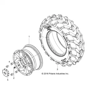 WHEELS, REAR - Z17VAE87NK (701585)