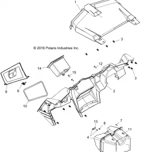 BODY, DASH AND GLOVEBOX - Z17VBA87A2/E87AB/AK/AM/LK (701132)