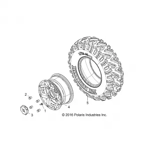 WHEELS, FRONT - Z17VBA87A2/E87AB/AK/AM/LK (701140)