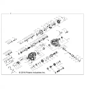 DRIVE TRAIN, MAIN GEARCASE INTERNALS - Z17VBS87C2/CB/E87F2 (701603)