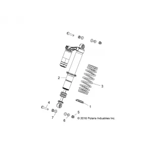 SUSPENSION, FRONT SHOCK MOUNTING - Z17VBS87C2/CB/E87F2 (701560)