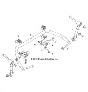 SUSPENSION, FRONT STABILIZER BAR - Z17VBS87C2/CB/E87F2 (701142)