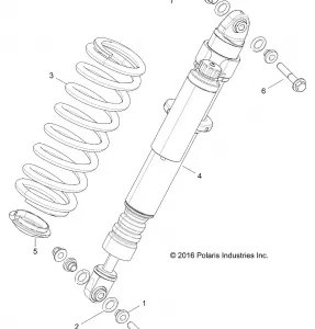 SUSPENSION, REAR SHOCK MOUNTING - Z17VBS87C2/CB/E87F2 (701559)