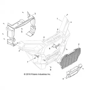 BODY, FRONT BUMPER - Z17VFE92AK/AM/AB (701383)