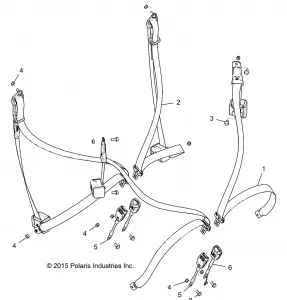 BODY, Сидение BELT MOUNTING - Z17VFE92AK/AM/AB (700302)