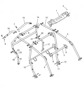 CHASSIS, CAB Рама - Z17VFE92AK/AM/AB (700679)