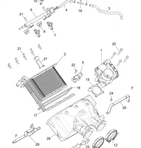 ENGINE, Впуск MANIFOLD - Z17VFE92AK/AM/AB (700462)