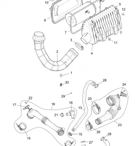 ENGINE, Впуск SYSTEM - Z17VFE92AK/AM/AB (700452)