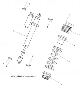 SUSPENSION, FRONT SHOCK MOUNTING - Z17VFE92AK/AM/AB (700471)