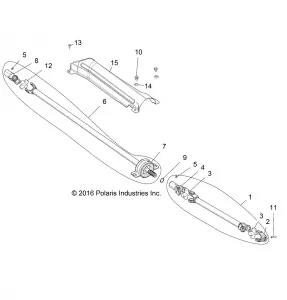 DRIVE TRAIN, FRONT PROP SHAFT - Z17VD_99AB/AK/AM/AW/LW/AZ/AP (701209)