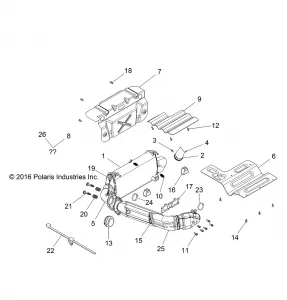 ENGINE, Выхлопная система SYSTEM - Z17VDE99LW (701195)