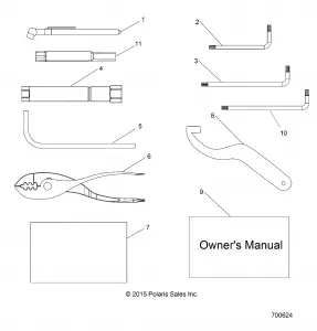 REFERENCE, OWNERS MANUAL AND TOOL KIT - Z17VD_99AB/AK/AM/AW/LW/AZ/AP (700624)