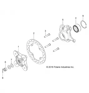 SUSPENSION, FRONT CARRIER- Z17VD_99AB/AK/AM/AW/LW/AZ/AP (701198)