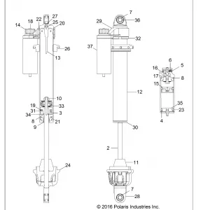 SUSPENSION, FRONT SHOCK INTERNALS - Z17VD_99AB/AK/AM/AW/LW/AZ/AP (701726)