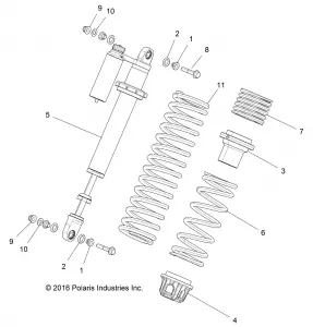 SUSPENSION, FRONT SHOCK MOUNTING - Z17VD_99AB/AK/AM/AW/LW/AZ/AP (701200)