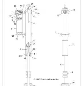 SUSPENSION, REAR SHOCK INTERNALS - Z17VD_99AB/AK/AM/AW/LW/AZ/AP (701728)