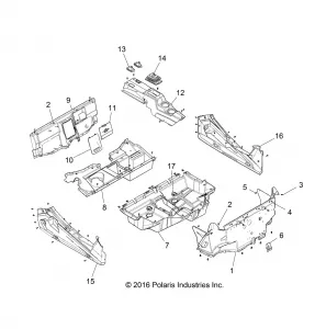 BODY, FLOOR and ROCKER PANELS - Z17VDE99NM (701514)