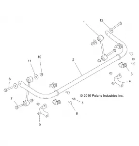 SUSPENSION, STABILIZER BAR, REAR - Z17VDE99NM (701203)