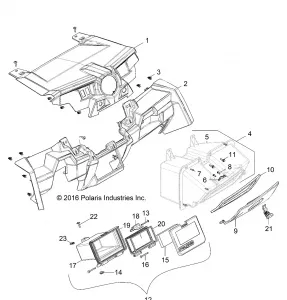 BODY, DASH AND GLOVEBOX - Z17VDE99FM/S99FM/CM (701512)