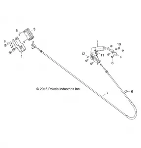 BRAKES, PARKING - Z17VDE99FM/S99FM/CM (701643)