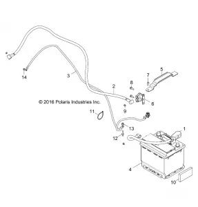 ELECTRICAL, BATTERY - Z17VDE99FM/S99FM/CM (701655)