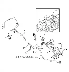 ELECTRICAL, WIRE HARNESS - Z17VDE99FM/S99FM/CM (701659)