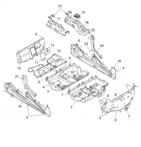 BODY, FLOOR and ROCKER PANELS - Z17VFE99AM/AW/LW/AP/M99AB (49RGRFLOOR1510004)