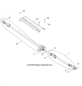 DRIVE TRAIN, PROP SHAFT - Z17VFE99AM/AW/LW/AP/M99AB (701216)