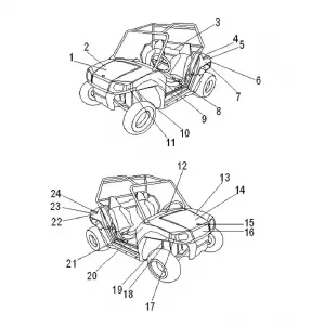 BODY, Наклейки - Z18YAV17B2/B8/N2/N8 (A00074)