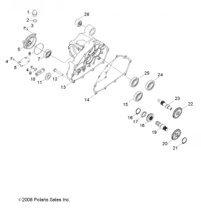 DRIVE TRAIN, Приводной вал - Z18YAV17B2/B8/N2/N8 (49RGRSHAFTDRV09RZR170)