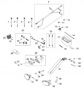 ELECTRICAL PARTS - Z18YAV17B2/B8/N2/N8 (A00048)