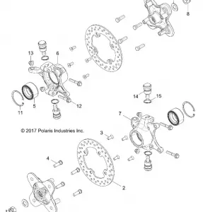 SUSPENSION, FRONT CARRIER - Z18VCE87BK/BU/BR/LU (702253)