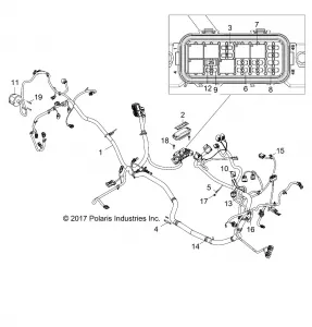 ELECTRICAL, WIRE HARNESS - Z18VAS87CM (702165)