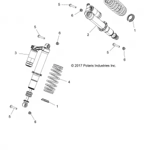 SUSPENSION, FRONT SHOCK MOUNTING - Z18VBS87CU (702166)